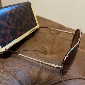 Tory Burch | Accessories | Tory Burch Brown Retro Aviator 